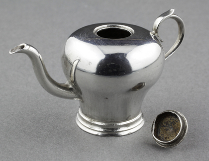 18th Century Dutch Miniature Silver Teapot - Johannes van Geffen